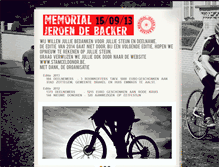 Tablet Screenshot of memorialjeroendebacker.be